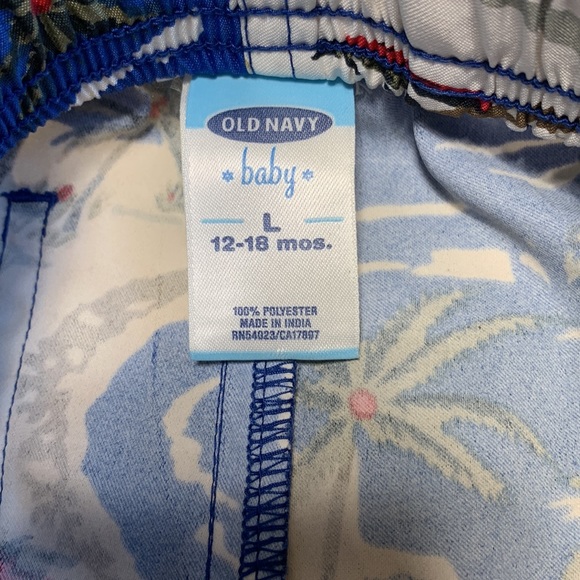 12-18m (4/$20) Tropical Islands Print Swim Trunks by Old Navy - Picture 8 of 16